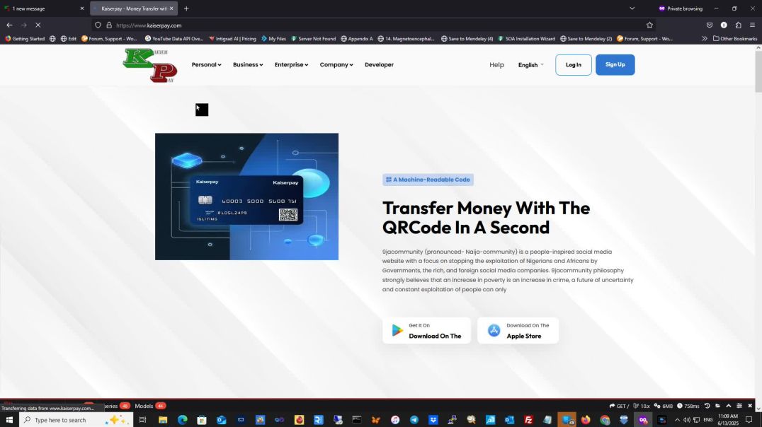 ⁣Register a user account Kaiserpay